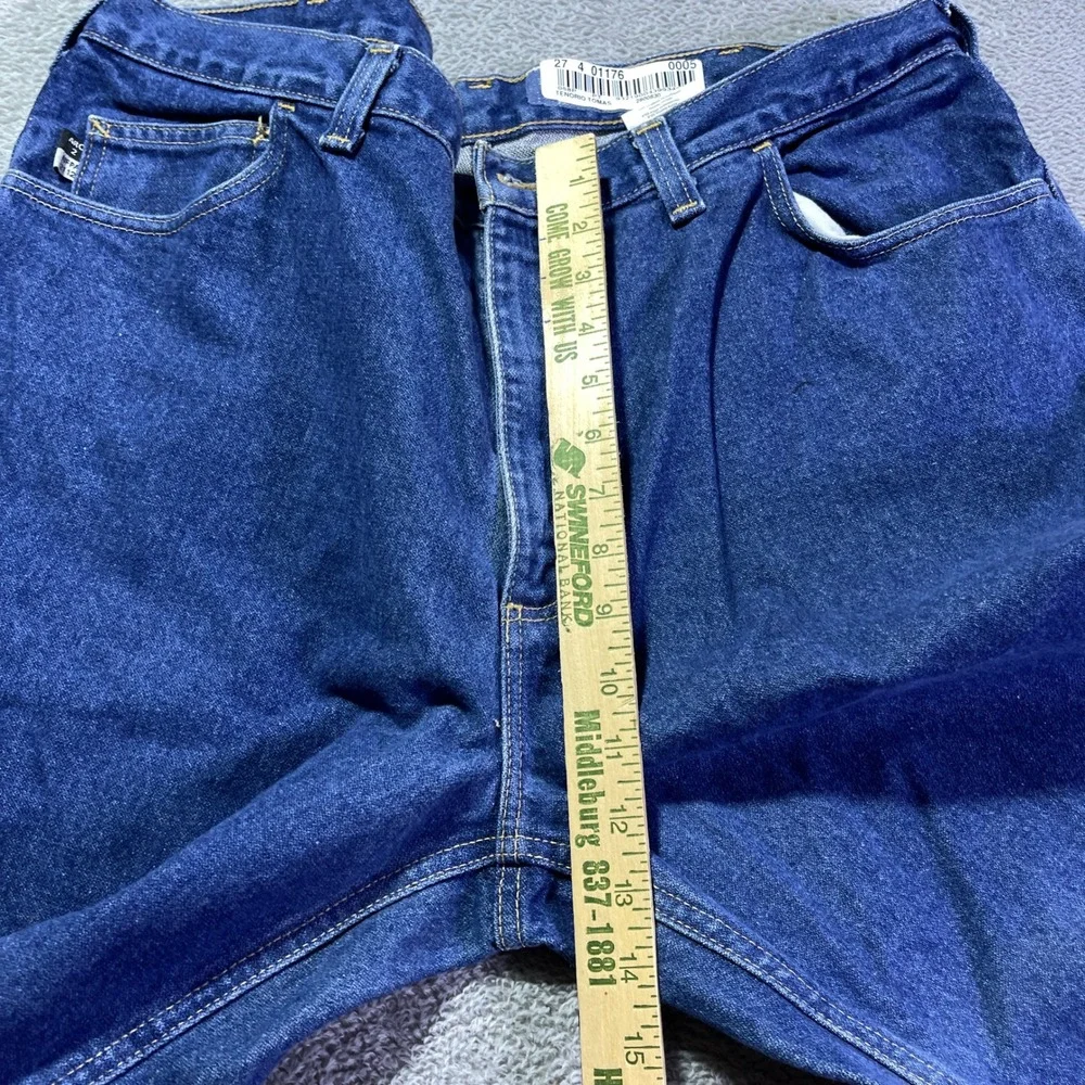 Carhartt Men's 40x30 Flame Resistant FR Work Pant Relaxed Fit Tenorio Tomas Blue